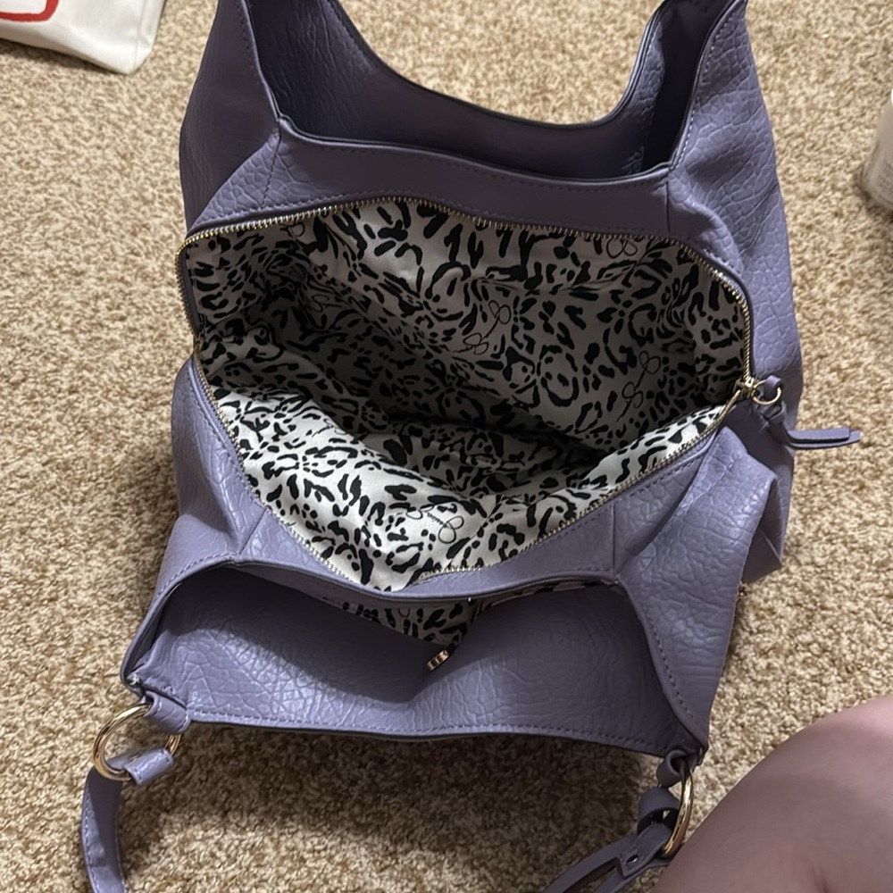 Jessica Simpson Lavender Chain-Embellished purse - Picture 3 of 7